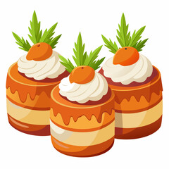 cake with cream and berries