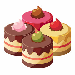 chocolate cake with cherry