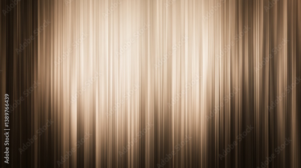 Poster abstract representation of light and motion in sepia tones with vertical streaks creating a sense of