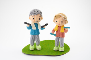 あみぐるみ人形　シニアライフイメージ