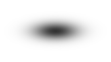Black drop shadow blur dot soft center spot abstract background. White clean minimal backdrop....