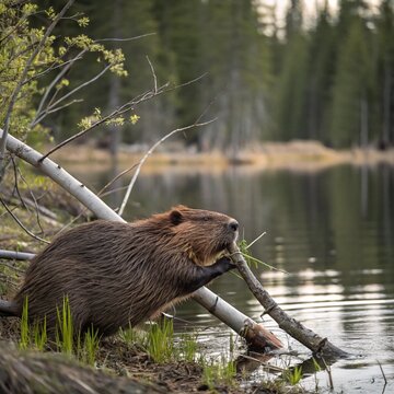 Beaver Wildlife Nature Animal Photo