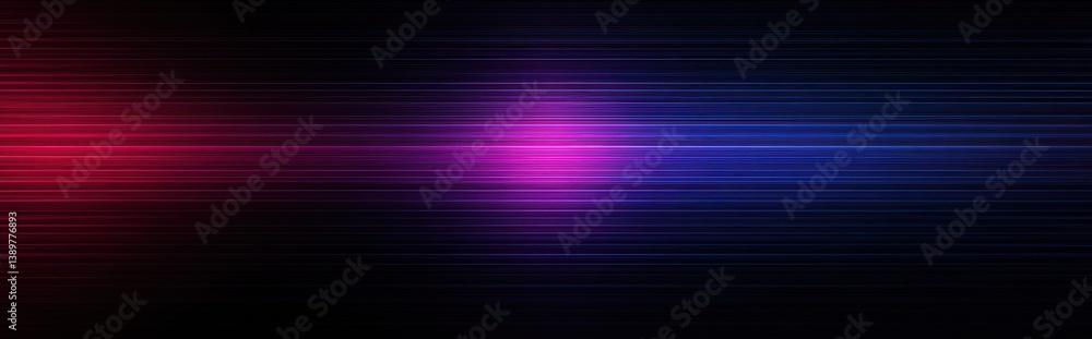 Poster colorful light streaks create an abstract visual effect in dark background with vibrant blue and pin