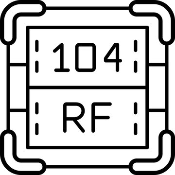Rutherfordium Icon