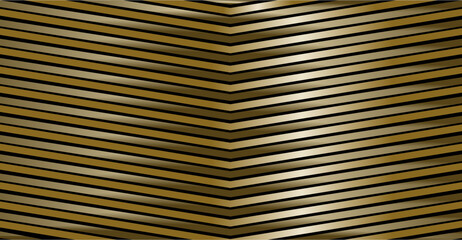 geometric composition, repetition of lines or planes with gold and brown gradient colors as inspiration in applied art design or graphic design