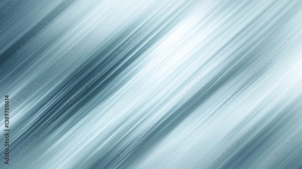 Poster abstract blue and silver background texture with diagonal lines enhancing depth and movement