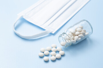 風邪薬とサージカルマスク