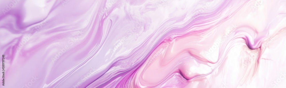 Aufkleber swirls of soft pink and lavender tones create an abstract design in a serene atmosphere
