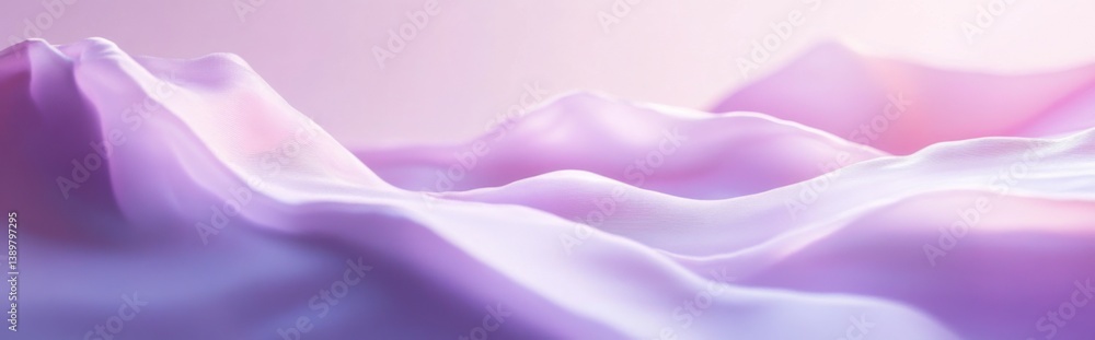 Aufkleber soft pastel fabric undulations create a tranquil and calming atmosphere in a serene setting