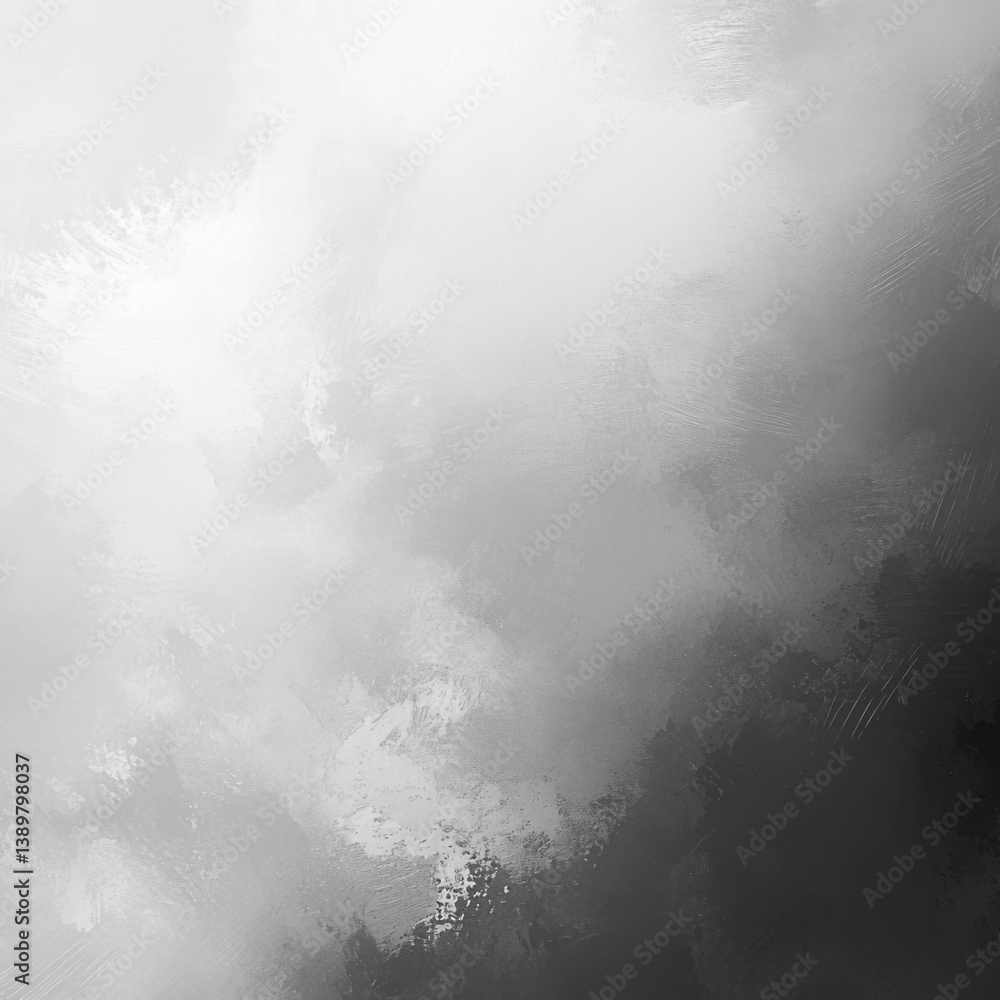 Poster abstract gray and white texture with a soft, cloudy appearance creating a serene, tranquil atmospher