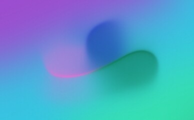 Blue pink green texture noise gantle and romantic grainy gradient shape, poster modern design