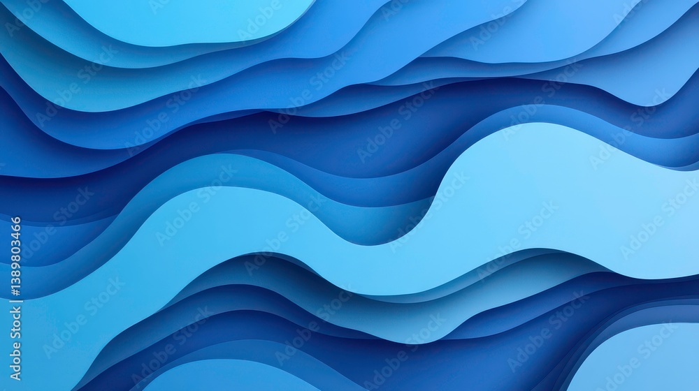 Poster smooth gradient blue background design. light, dark shades of blue. elegant abstract pattern. suitab
