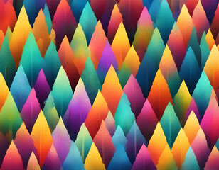 abstract colorful sparkling pattern like Pine tree background