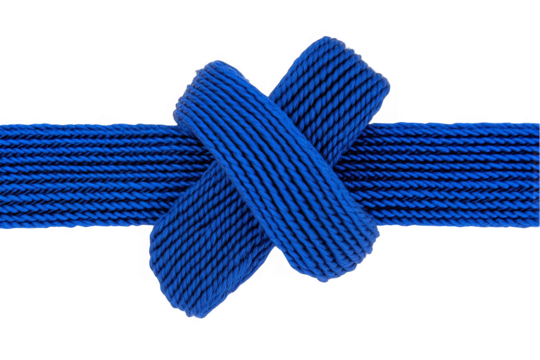 Abstract 3D Blue X Pattern on Transparent Background - Powered by Adobe