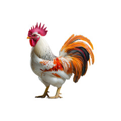 Fototapeta premium Rooster isolated on transparent background