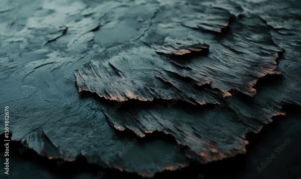 Aufkleber dark, layered rock texture; abstract background; design element