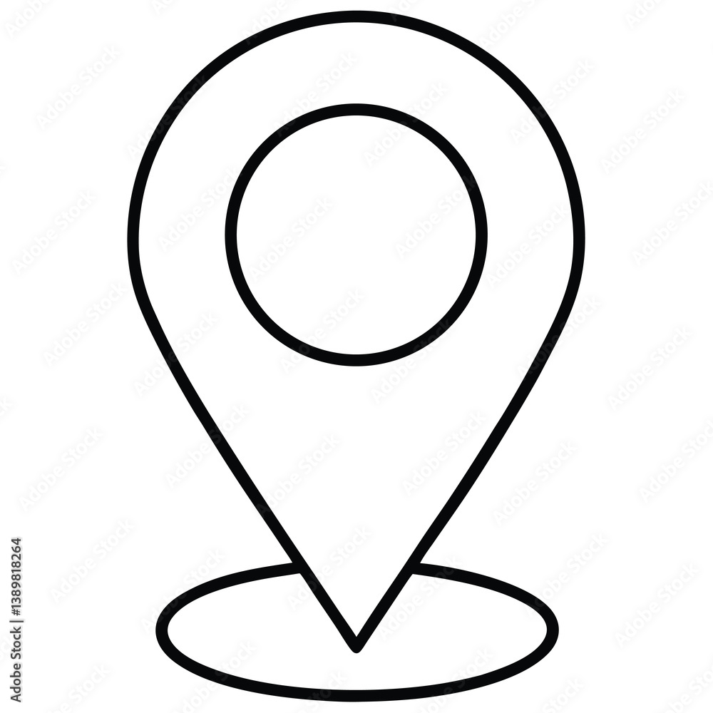 Poster map pointer icon