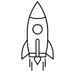 rocket vector illustration