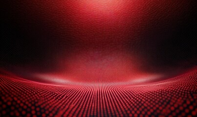 Abstract Red Carbon Fiber Background with Smooth Surface and Textured Design for Modern Studio Concept