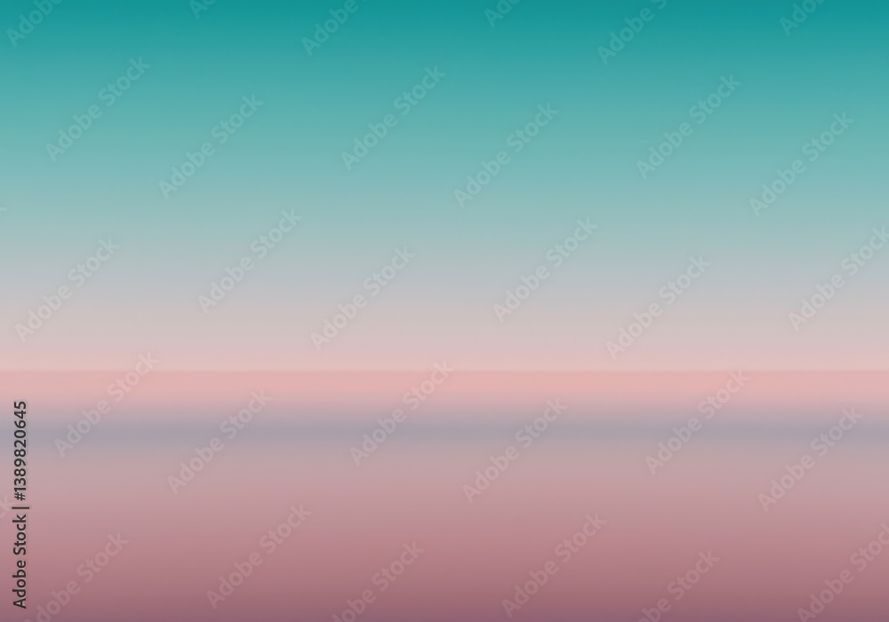 Poster abstract gradient background with teal and pink colors blending smoothly together forming a soft eff