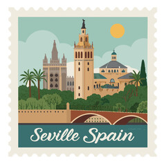 Seville Spain Postage Stamp