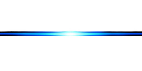 Abstract Blue Light Line On Black Background Modern Design With Glowing Effect
