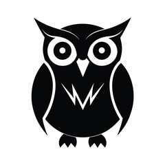 Fototapeta premium owl on white background
