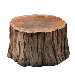 Giant Sequoia Stump on transparent background