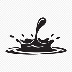 Splash and wave design elements. Water splash vector. Fresh droplet isolated black set icon. Vector illustration eps 10