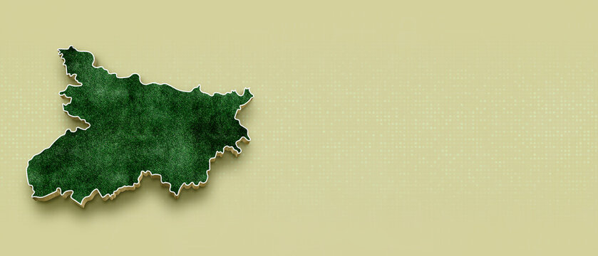 Detailed Political Map of Bihar Showing Districts and Capitals