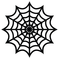 spiderweb lace overlays silhouette vector illustration