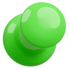 3D背景素材_画鋲_緑