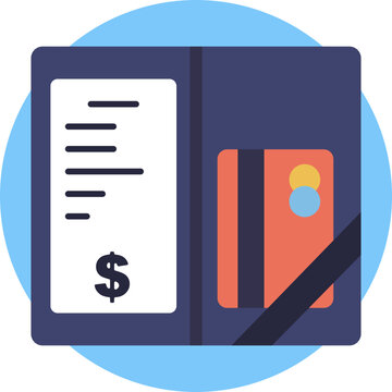 A document representing the total amount owed for food and drinks in a restaurant.