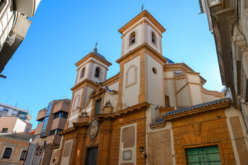 Fototapeta premium Medieval architecture of the San Juan de Dios Church, Murcia, Spain