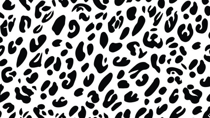 Cheetah print pattern or skin fur texture vector