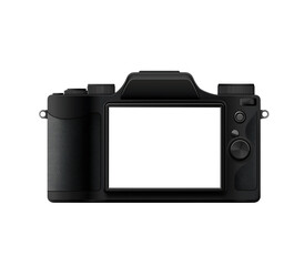 Video Camera Frame Viewfinder Overlay on Transparent Background. Vector Template.