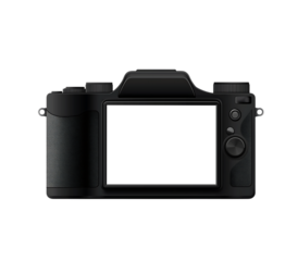 Video Camera Frame Viewfinder Overlay on Transparent Background. Vector Template.