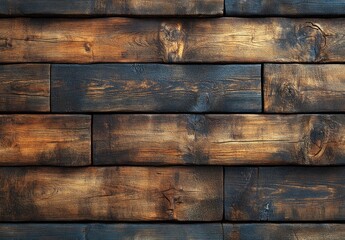 Seamless Wooden Texture Hyper-Realistic Warm Natural Lighting Brown Grain Surface Pattern