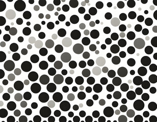 abstract black and white pattern like Polka Dots background