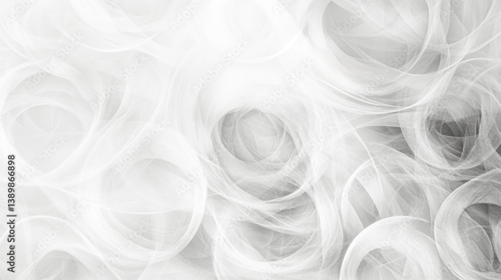 Poster white rings abstract pattern for web template background, grey abstract background with white circle