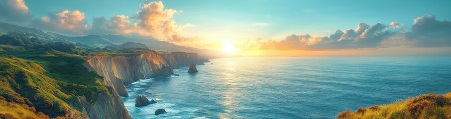 Majestic Cliffs and Ocean View in Kalalau Valley Kauai Hawaii
