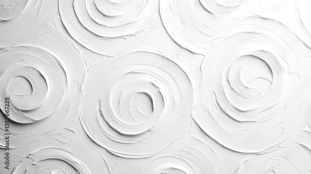 Poster white rings abstract pattern for web template background, grey abstract background with white circle