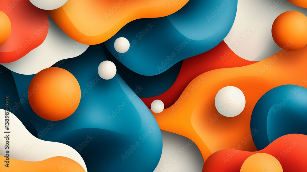 Poster vibrant 3d bright color background with angular patterns for modern art, vibrant abstract colorful b