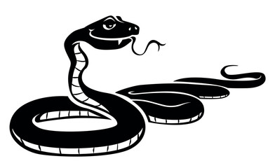 snake comic cartoon icon