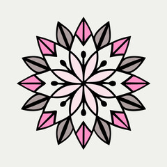 abstract flower vector illustration
