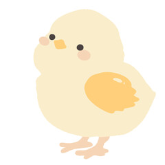 a chick Hand drawn illustration Easter Clipart element Invitations, gifts, greeting cards, print, textile