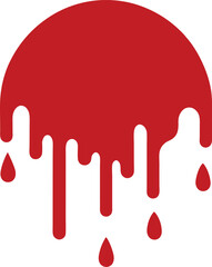 red nail polish and brush