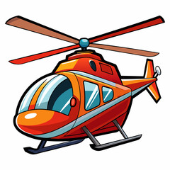 helicopter vector illustration