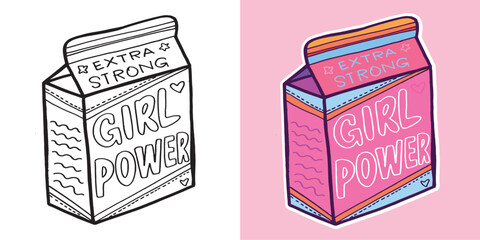 Trendy hand drawn doodle lettering quote. Lettering for t-shirt design, mug print, bag print, clothes fashion. 100% hand drawn vector image.