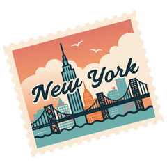 New York Postage Stamp